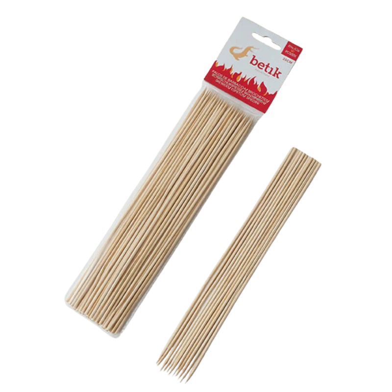 Pinchos de Bambú Betik 25cm 100u