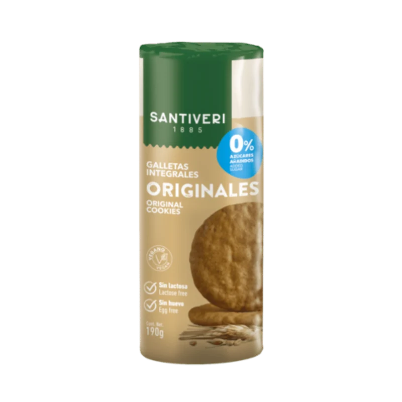 Santiveri Galletas Integrales Originales Sin Azúcar