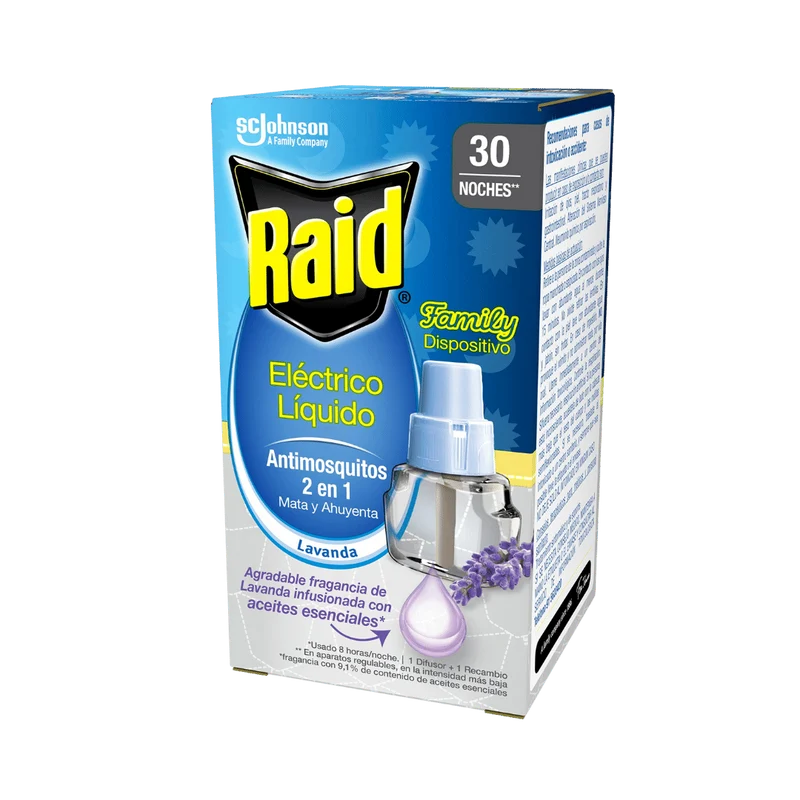 Raid Eléctrico Líquido Lavanda Recambio