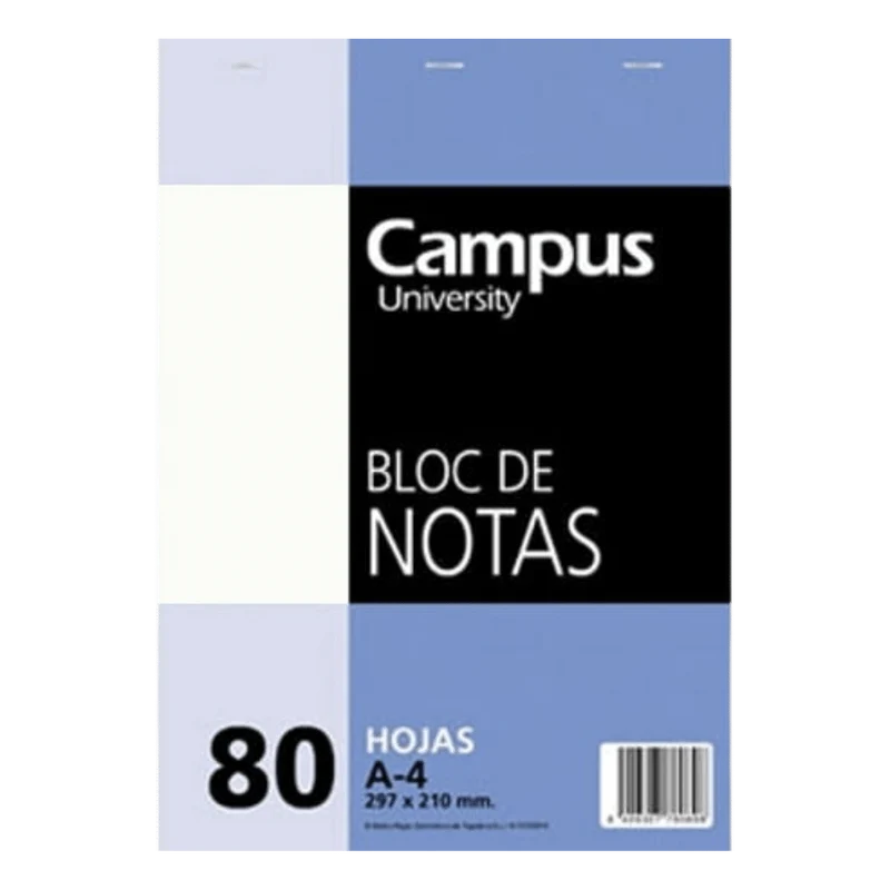 Bloc de Notas A4 - Liso