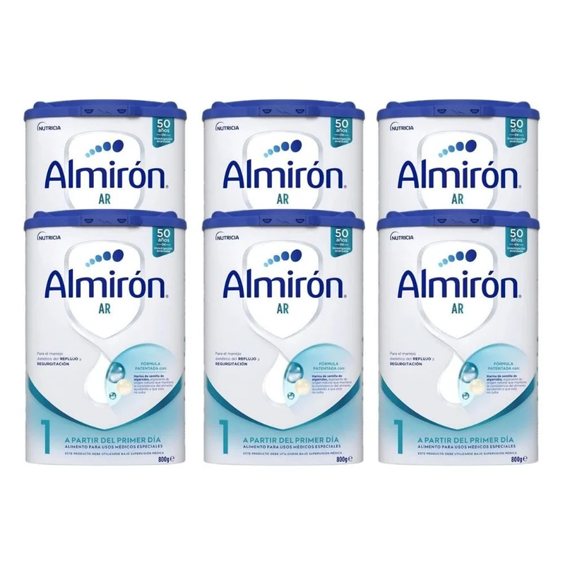 ALMIRÓN AR 1 Anti-Regurgitación Leche para Lactantes PACK AHORRO 6x800gr