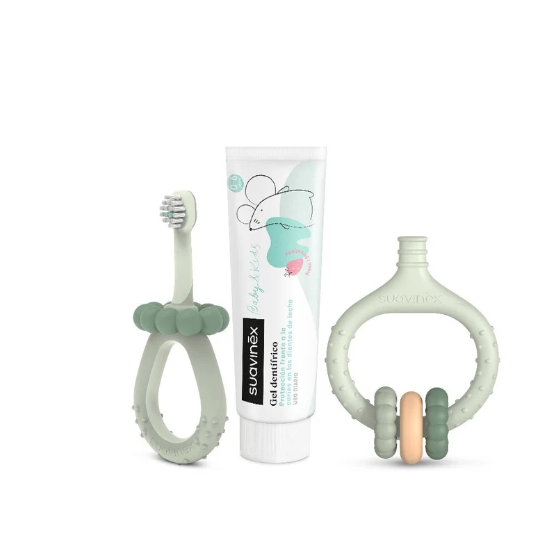 Suavinex Mi Primer Set Cuidado Dental +0M Verde
