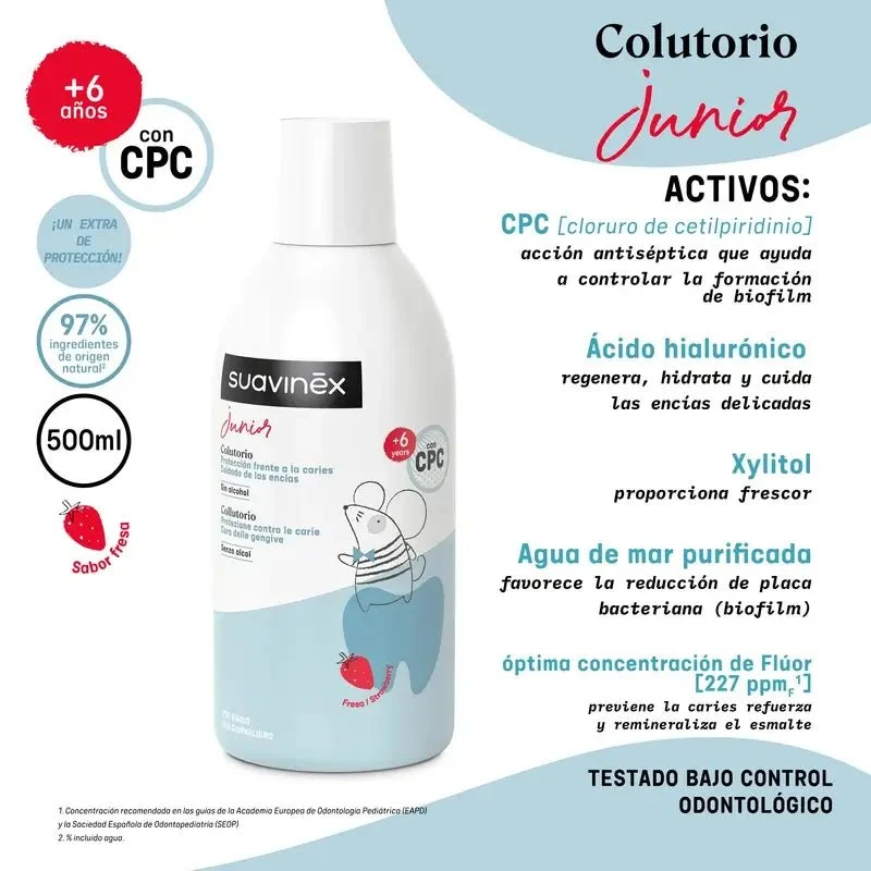 Suavinex Oral Junior Colutorio 500ml
