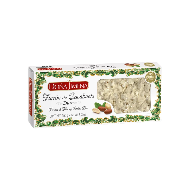 Turrón de Cacahuete Duro Doña Jimena
