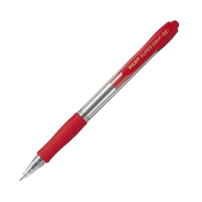 Bolígrafo Pilot Super Grip - Rojo