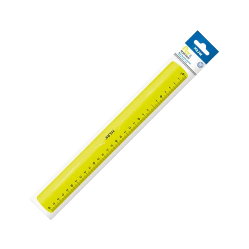 Milan Regla de Plástico Flexible 30cm