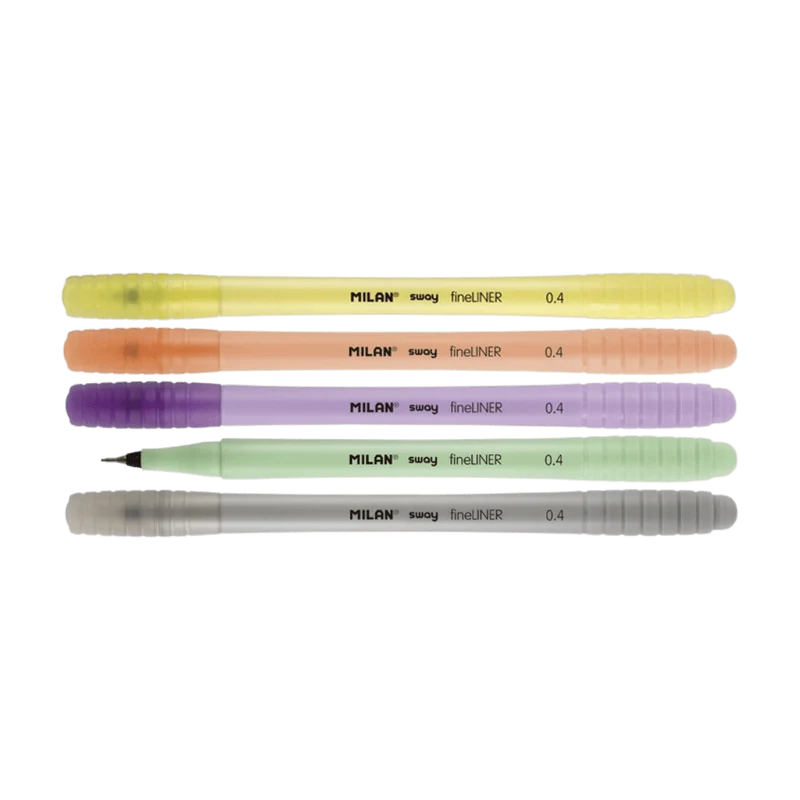 Milan Rotulador Pastel Punta Fina 5u