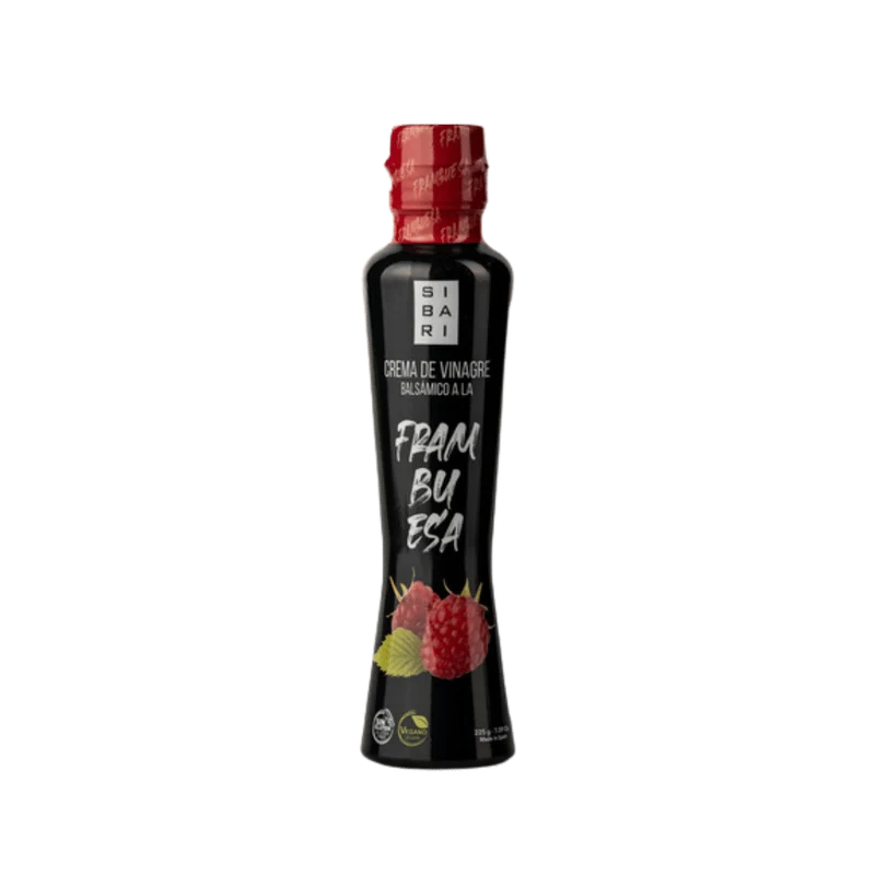 Crema de Vinagre Balsámico a la Frambuesa Sibari 225g