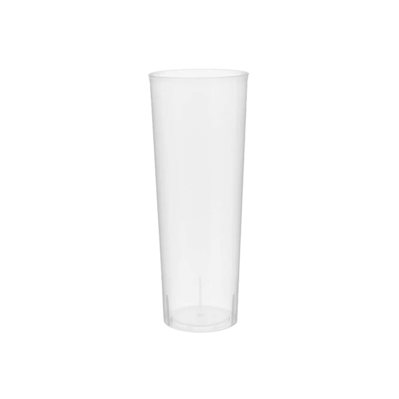 Vaso Tubo Reutilizable Hodecor 300cc 10u