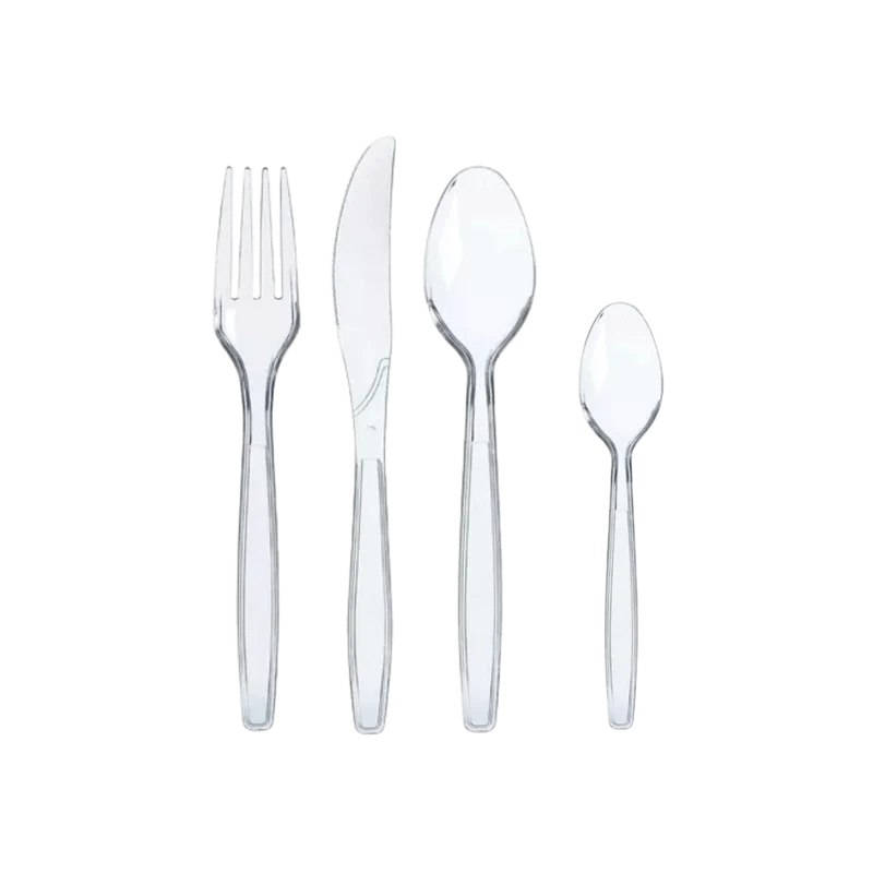 Set de 4 Cubiertos y Servilleta Hodecor