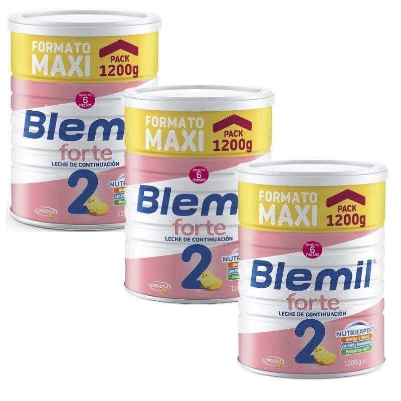 BLEMIL Forte 2 Leche de Continuación PACK 3x1200gr