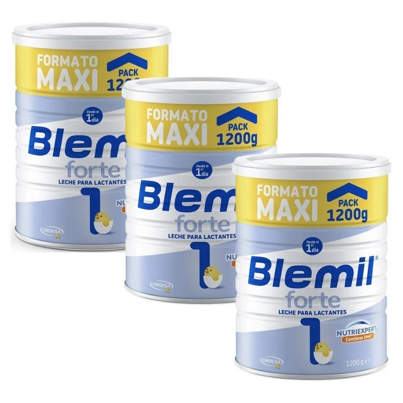 BLEMIL Forte 1 Leche para Lactantes PACK 3x1200gr