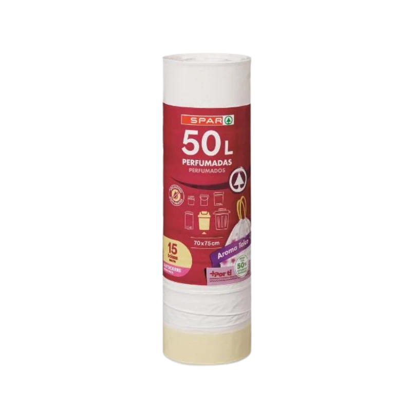 Bolsas de Basura Perfumadas SPAR 50L 15u