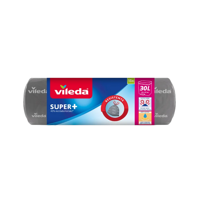 Bolsas de Basura Vileda Super 30L 15u