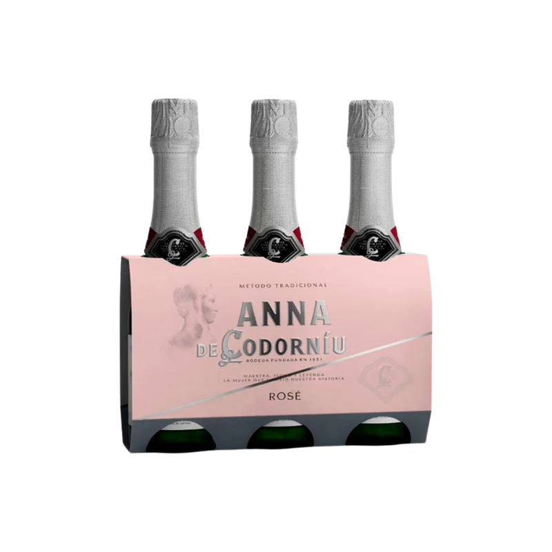 Cava Anna de Codorniu Rosé Mini 3u