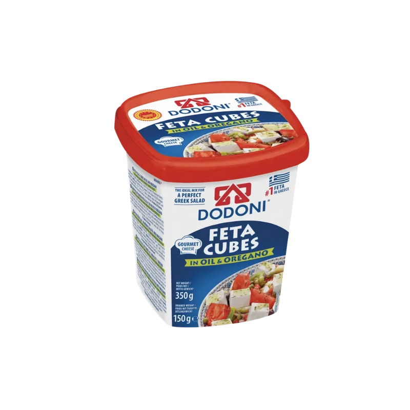 Cubos de Feta en Aceite y Orégano Dodoni 150g