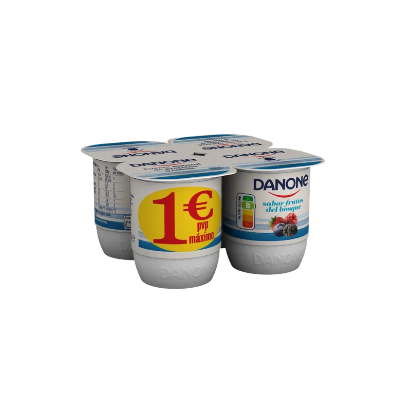 Yogur Sabor Frutos del Bosque Danone