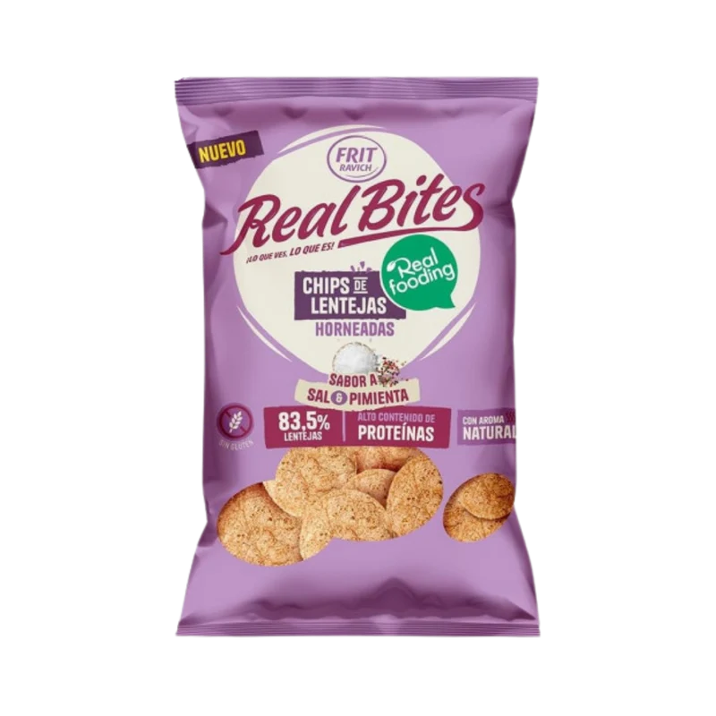 Real Bites Sabor a Sal y Pimienta 80g