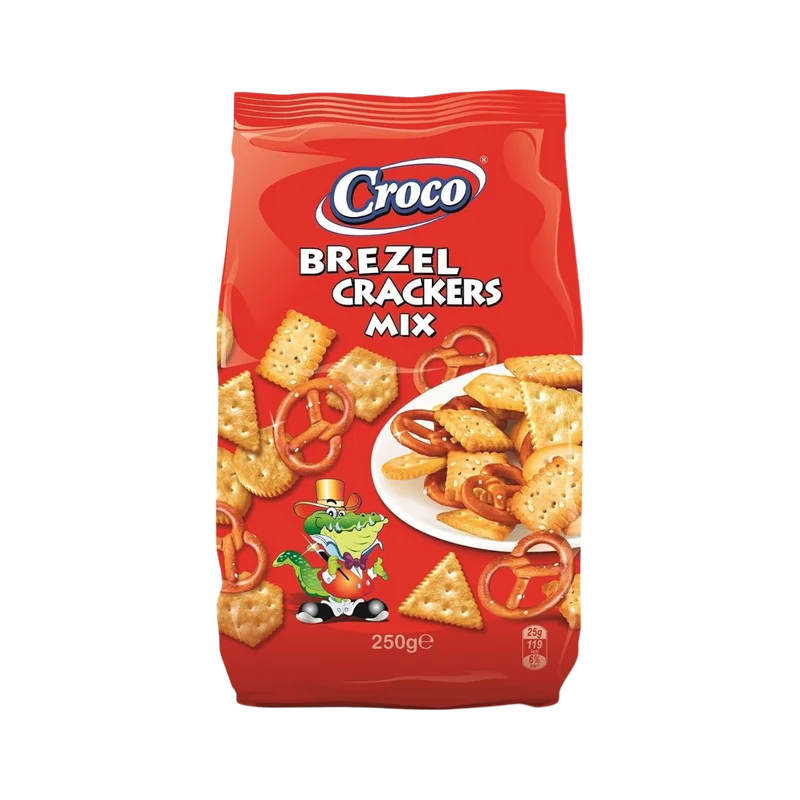 Croco Brezel Crackers Mix 250g