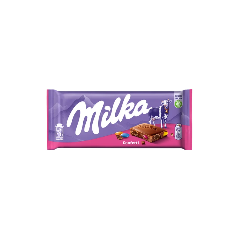 Chocolate Milka Confetti