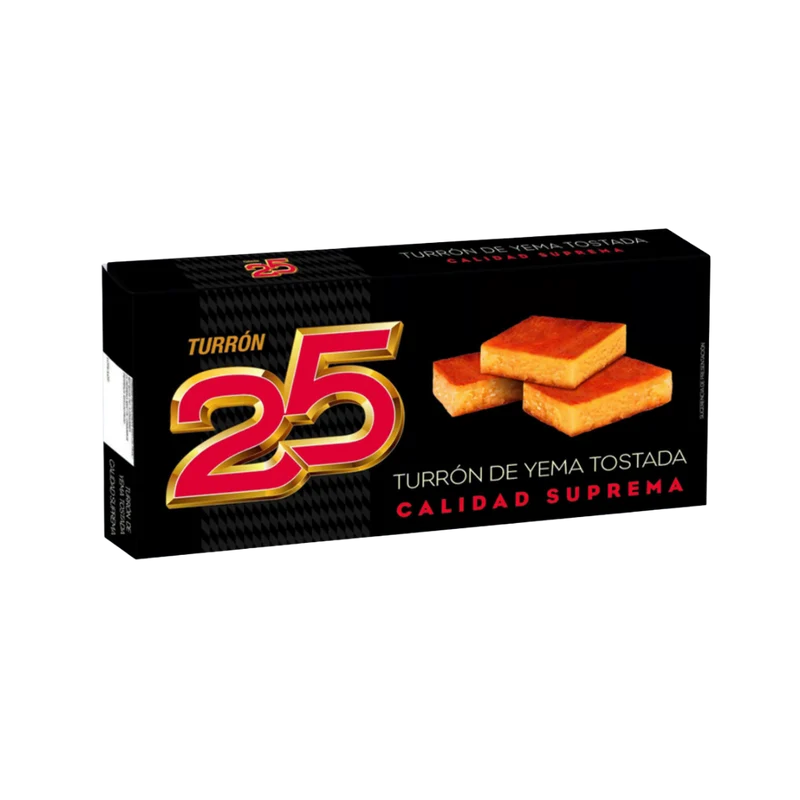 Turrón 25 Yema Tostada