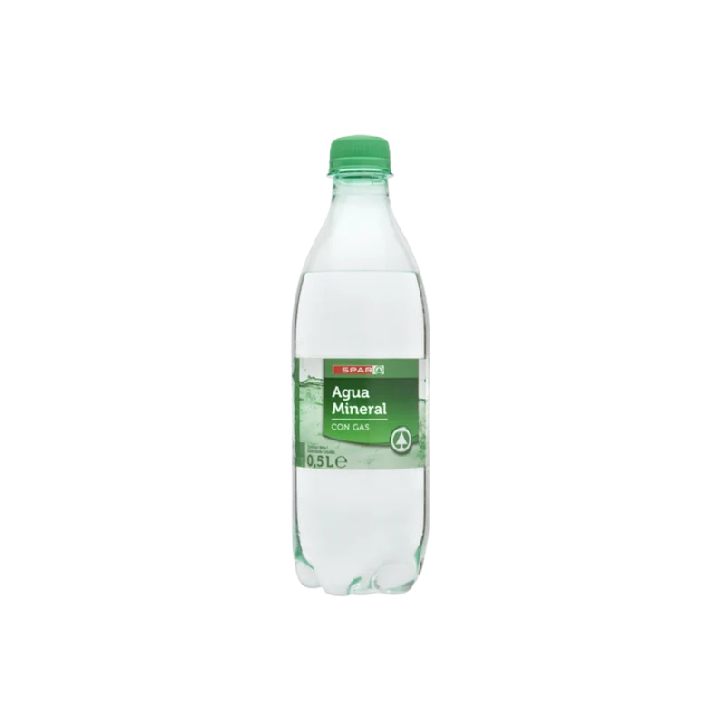 Agua con Gas Mineral SPAR 50cl