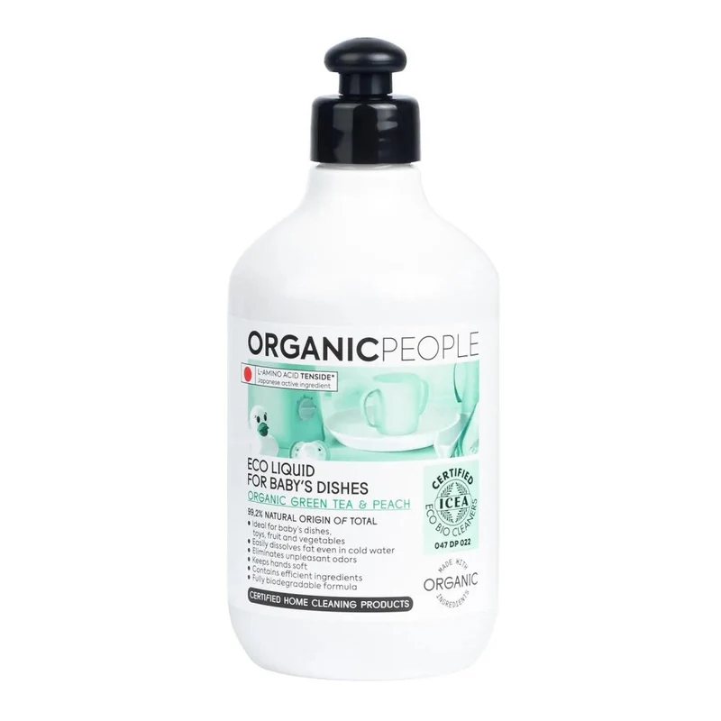 Organic People Organic Green Tea y Peach Eco Liquid For Baby´s Dishes 200ml