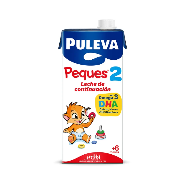 Leche infantil continuación peques 2 Puleva 1l