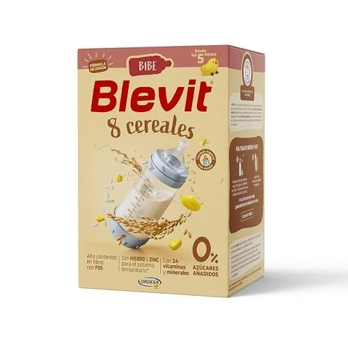 Blevit bibe 8 cereales 500g sin azucares añadidos