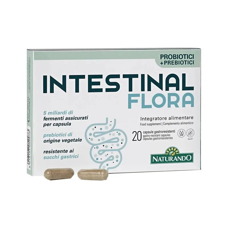 Naturando Intestinal Flora Suplemento alimenticio 20 cápsulas