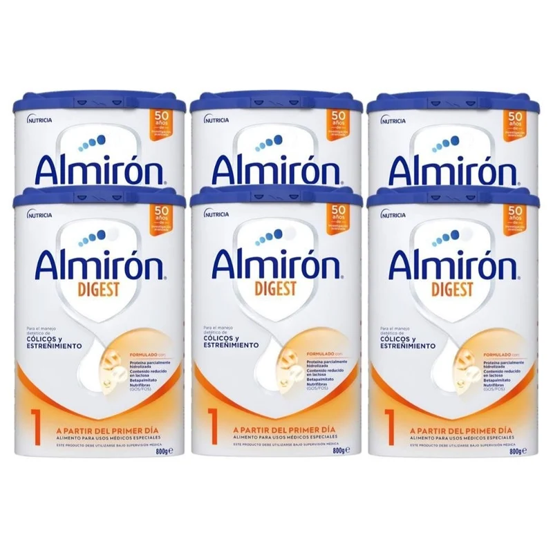 ALMIRÓN Digest 1 Leche para Lactantes PACK AHORRO 6x800gr