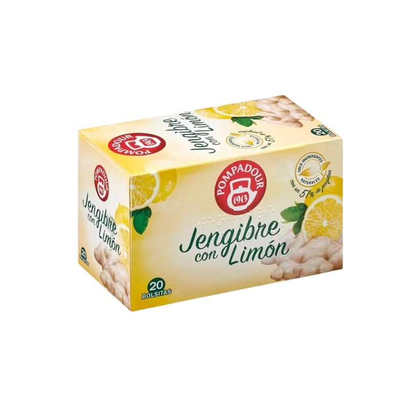 Pompadour Infusión de Jengibre con Limón