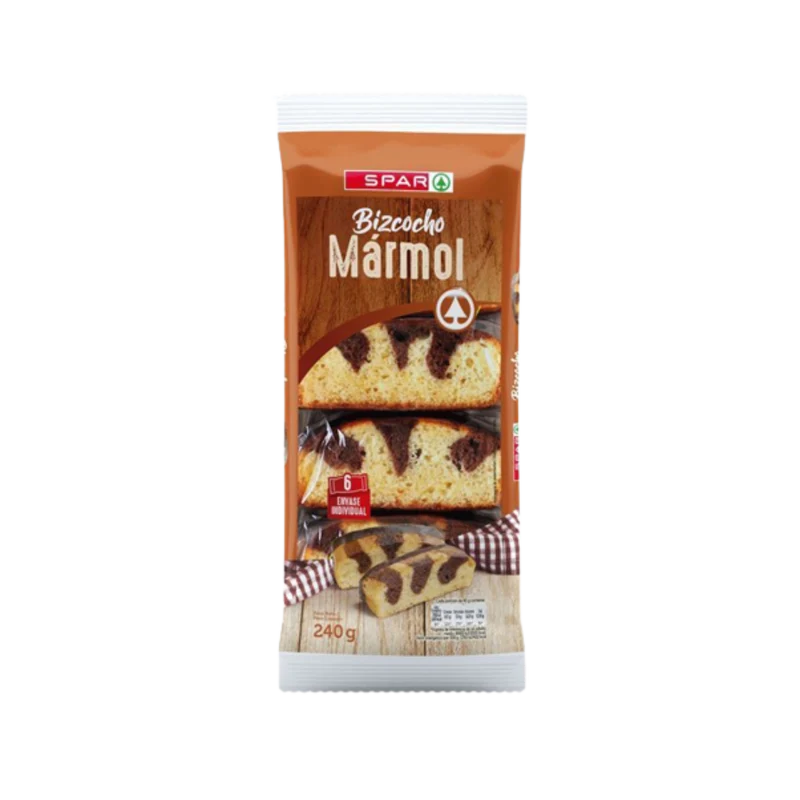 Bizcocho Mármol SPAR 240g