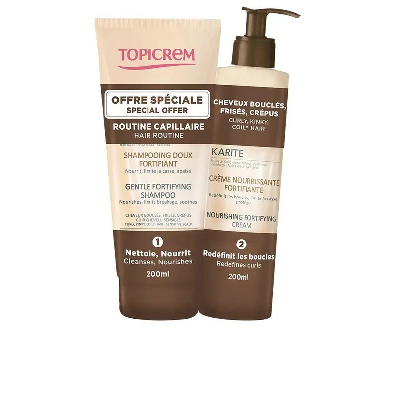 Topicrem Set de Peluquería Champú y Crema Nutritiva 2 pz