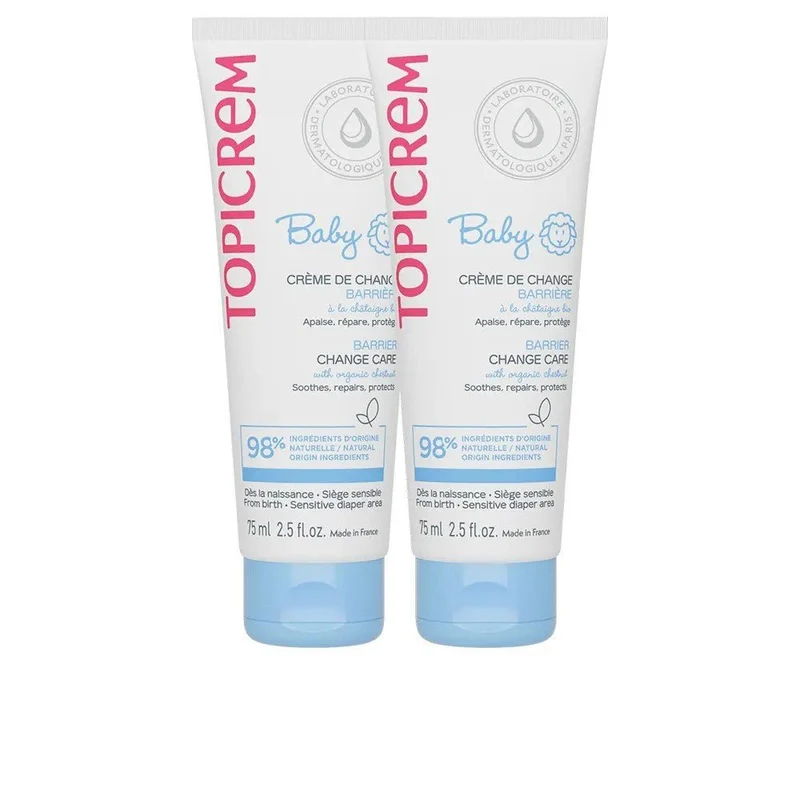 Topicrem Crema Protectora de Pañal Dermocosmética 2 x 75ml