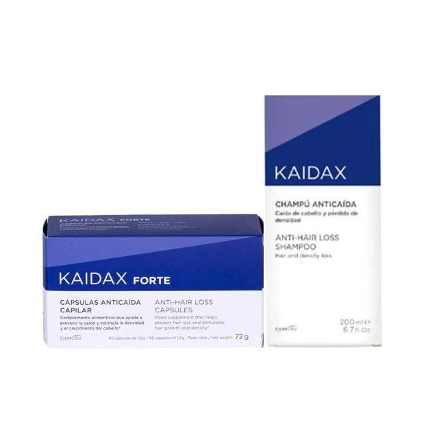 Topicrem Kaidax Forte Tratamiento Anticaída Pack 60 Cápsulas + Champú 200ml