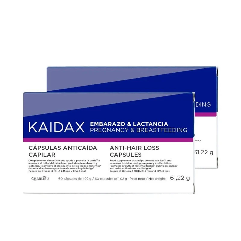 Kaidax Cápsulas Embarazo & Lactancia Complemento Nutricional 120 cápsulas