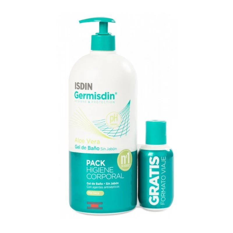 ISDIN GERMISDIN Aloe Vera Higiene Corporal Piel Seca 1L + 100ml