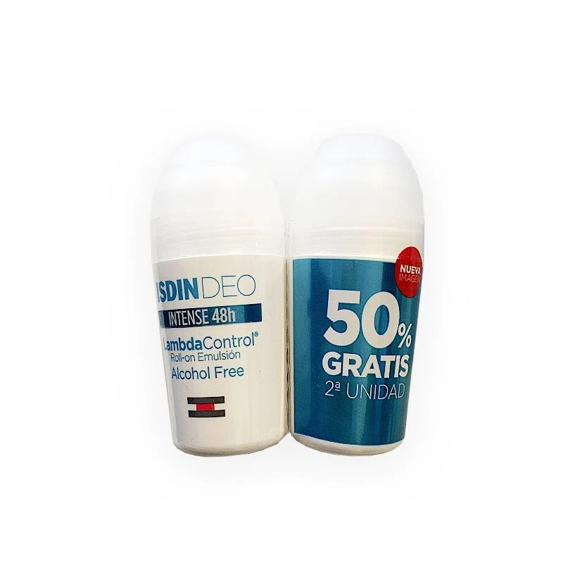 ISDIN Deo Lambda Control Roll-On 48h Alcohol Free 2x50 ml