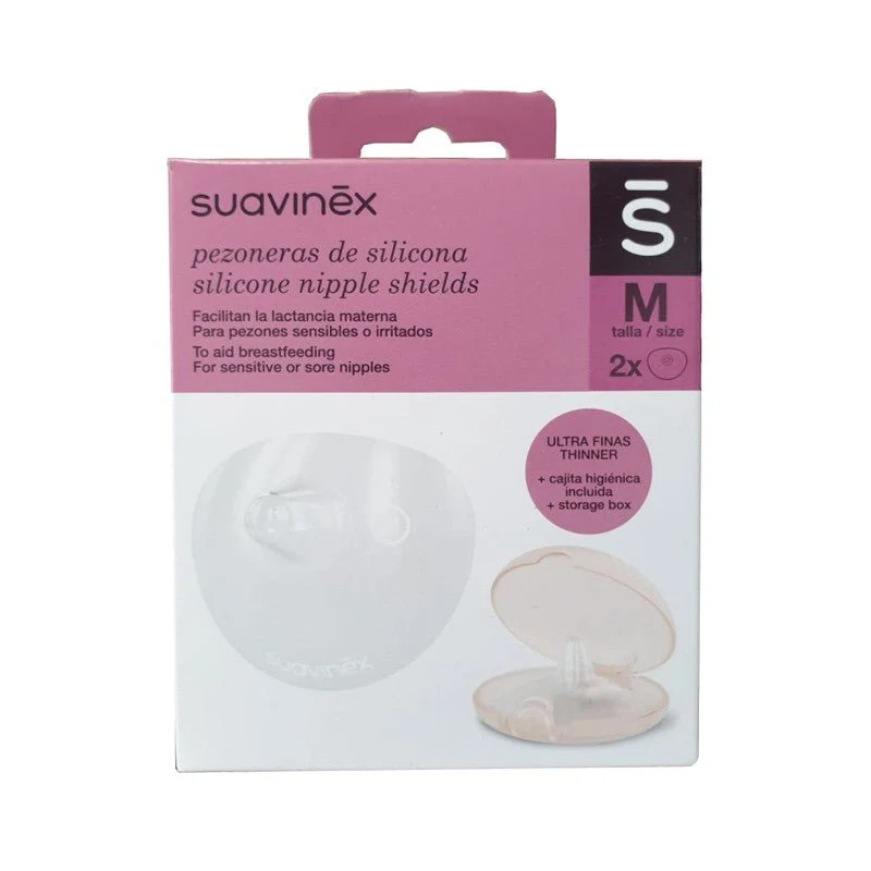 Suavinex Pezoneras de Silicona Talla M 2 Unidades