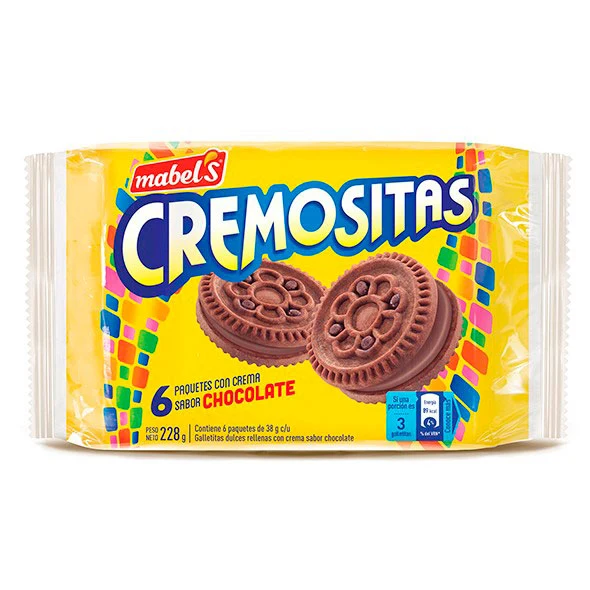 Cremositas Galleta Chocolate X 38G