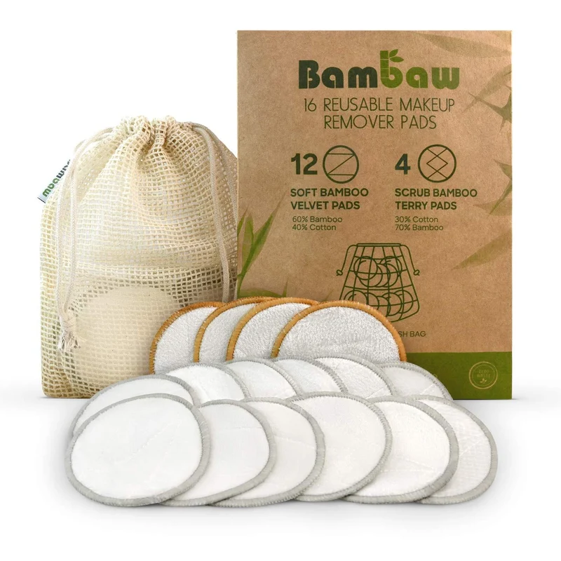 Discos desmaquillantes reutilizables Bambaw Cajita 10
