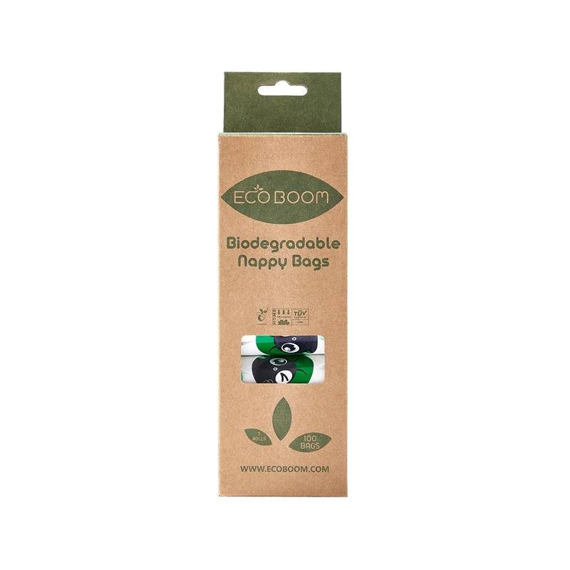 Bolsas biodegradables 100% compostables Ecoboom 5x20 bolsas