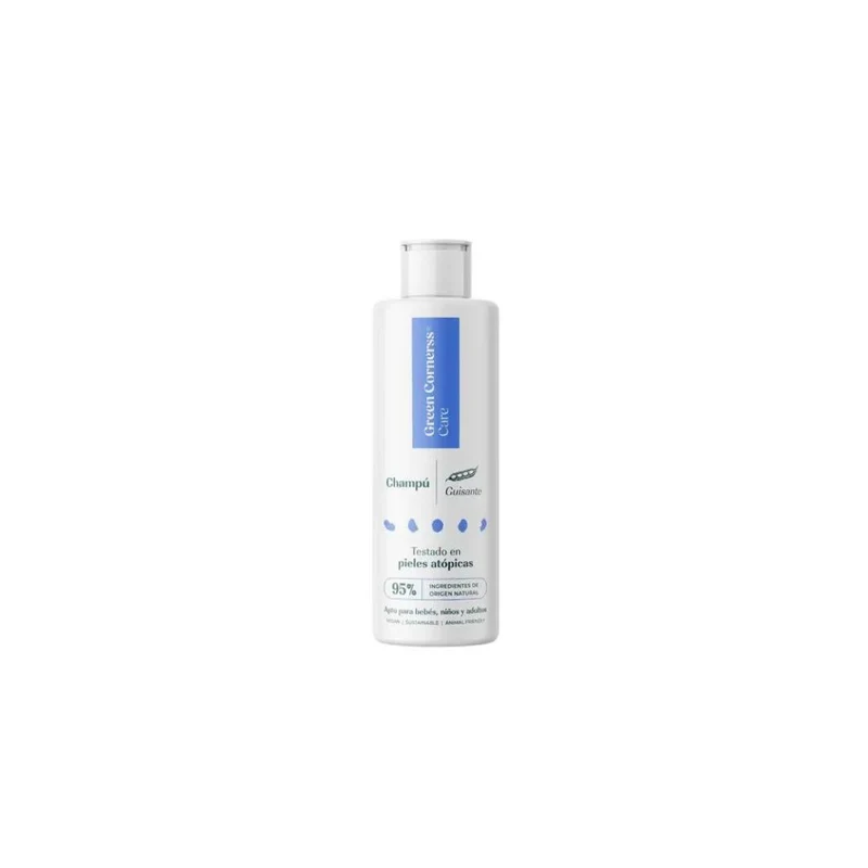 Champú de guisante para cuero cabelludo sensible Green Cornerss 300 ml
