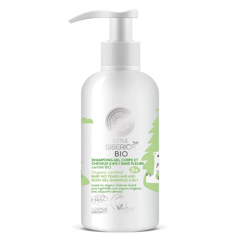 Champú Orgánico Capilar y Corporal 2 en 1 " Bebé sin lagrimas" Natura Siberica 250 ml