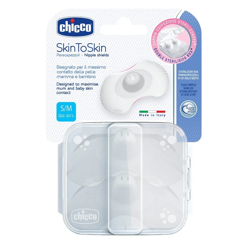 CHICCO Pezonera SkinToSkin Silicona S/M 2uds