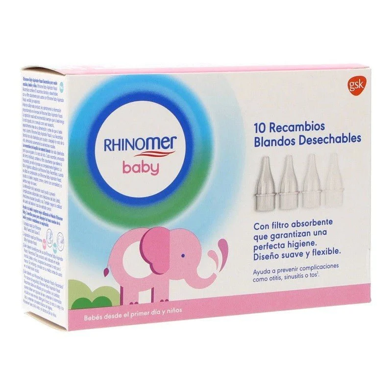 Rhinomer Baby Narhinel Confort 10 Recambios Blandos Desechables