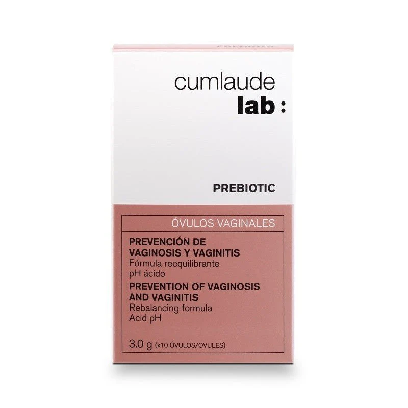 CUMLAUDE LAB Prebiotic 10 Óvulos Vaginales
