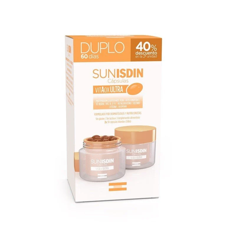 SunISDIN Cápsulas DUPLO 2x30 Comprimidos