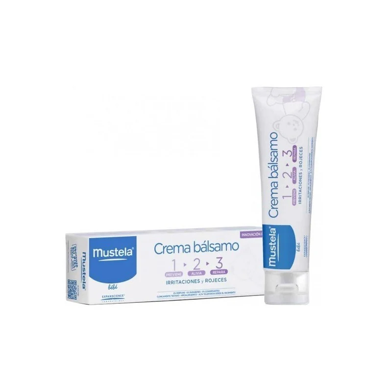 MUSTELA Crema Bálsamo 1-2-3 Cambio de Pañal 50ml